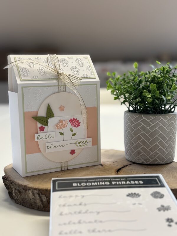 May 2025 Blooming Phrases Online Class - Gift/Card Box