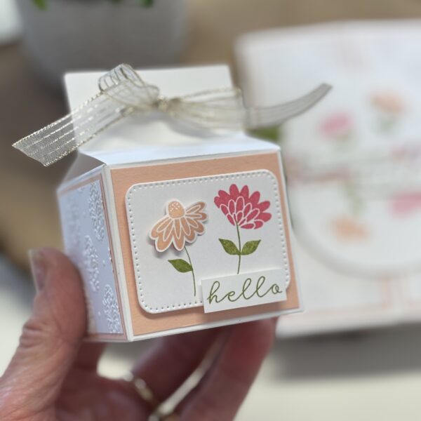 May 2025 Blooming Phrases Online Class - COMPLETE BUNDLE Three Cards with Large Card/Gift Box, Gatefold Card & Mini Box - Image 4