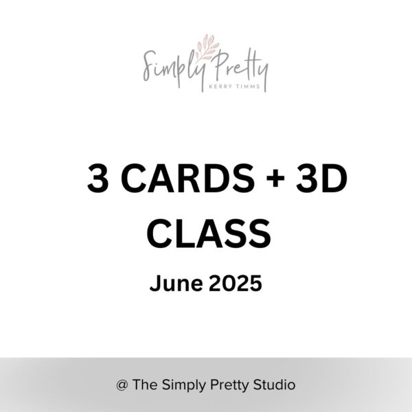 3 Card & 3D Project Class June Evening